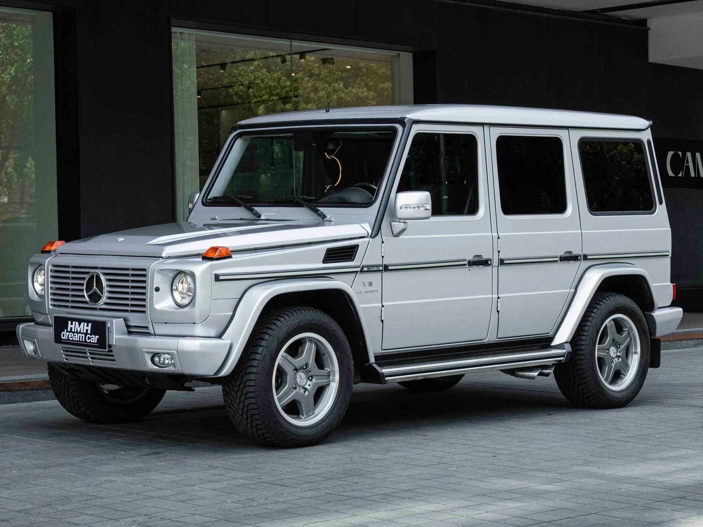 好车分享 Mercedes-Benz G55 AMG，银色中期款G55，越看越有