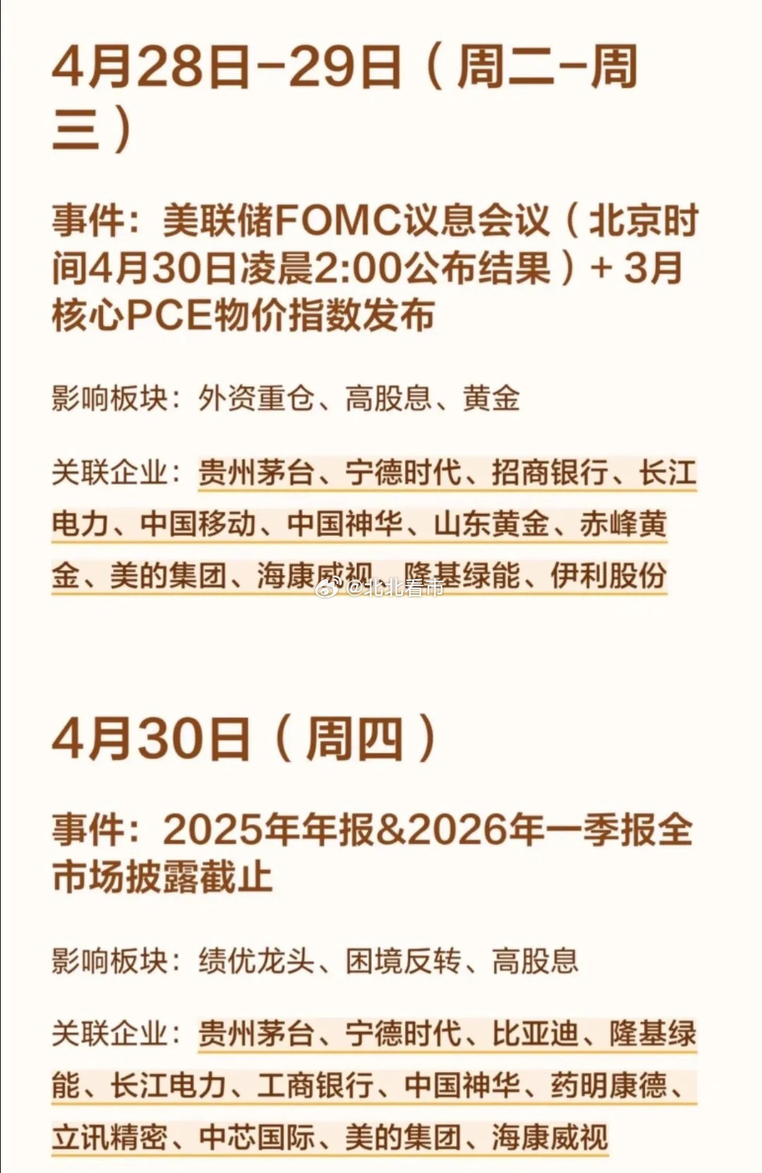 4月A股财经大事件前瞻！4大事件定乾坤，错过再等一年！ 