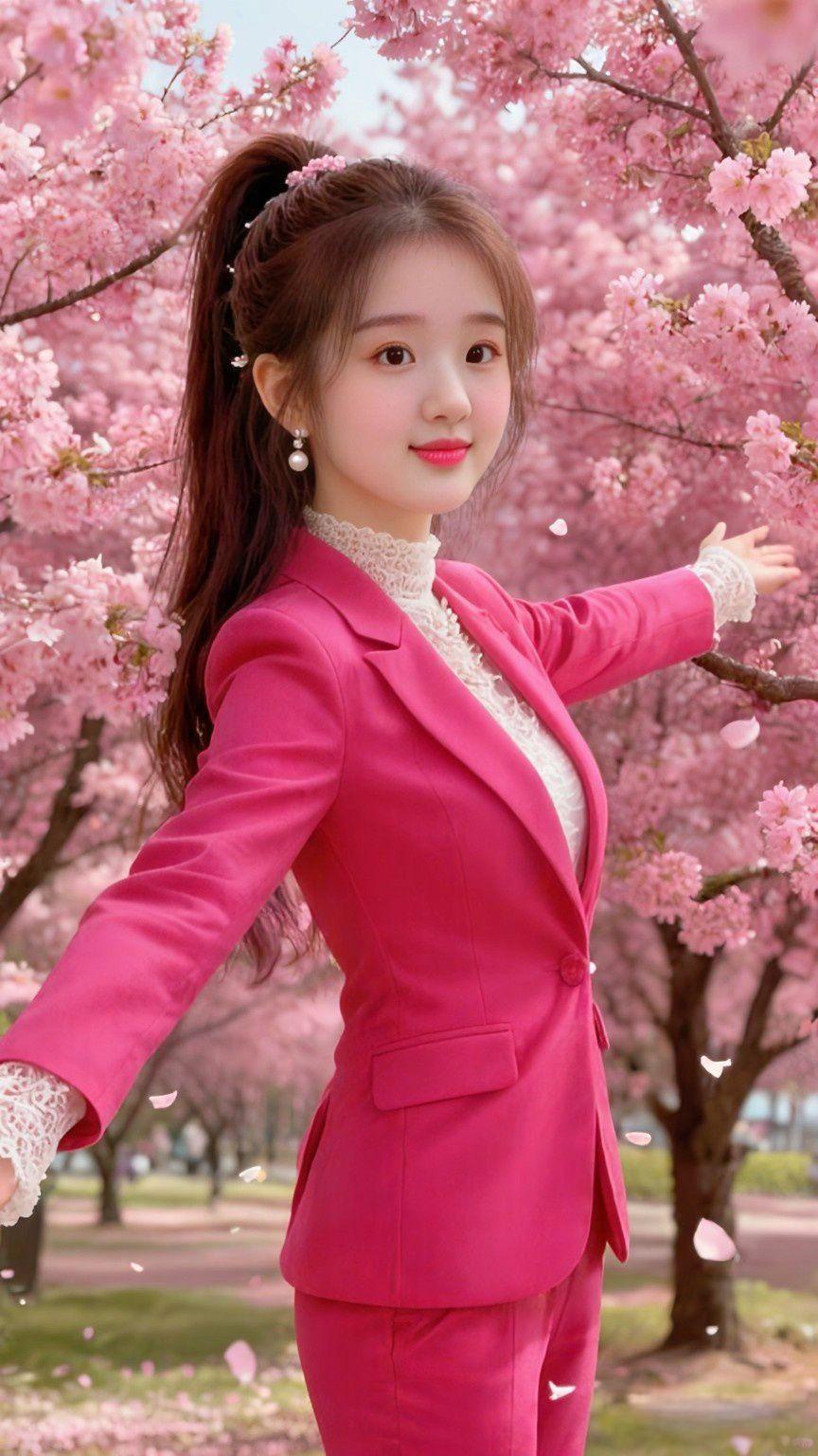 春暖花开奔你而来 创作者中心 创作灵感 风景治愈心情 美女