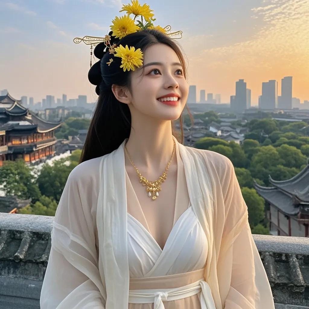 《重阳情》
红枫伴霭暮秋深，重九情绵意韵沉。
愿祷岁月宽厚待，祈求流年淡如金。