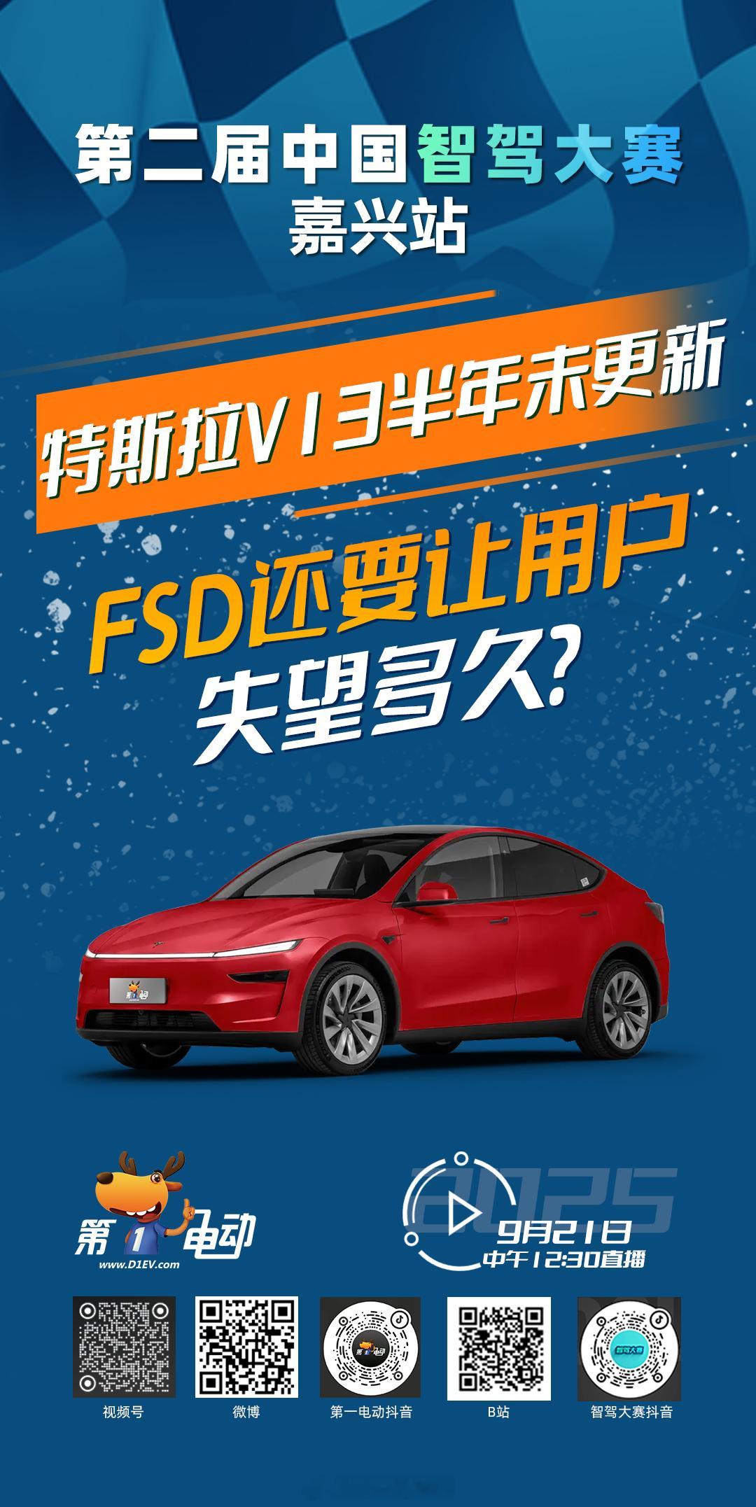 第二届中国智驾大赛 第二届中国智驾大赛嘉兴站 预热第二波之失意者联盟！特斯拉V1