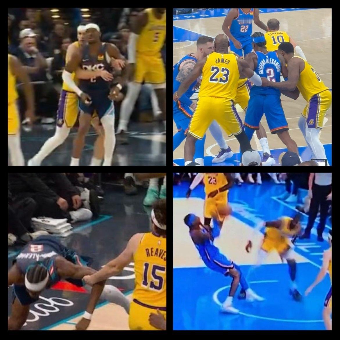 NBA 如何防守亚历山大？湖人也是尽力了！亚历山大一级恶意犯规雷霆2比0湖人