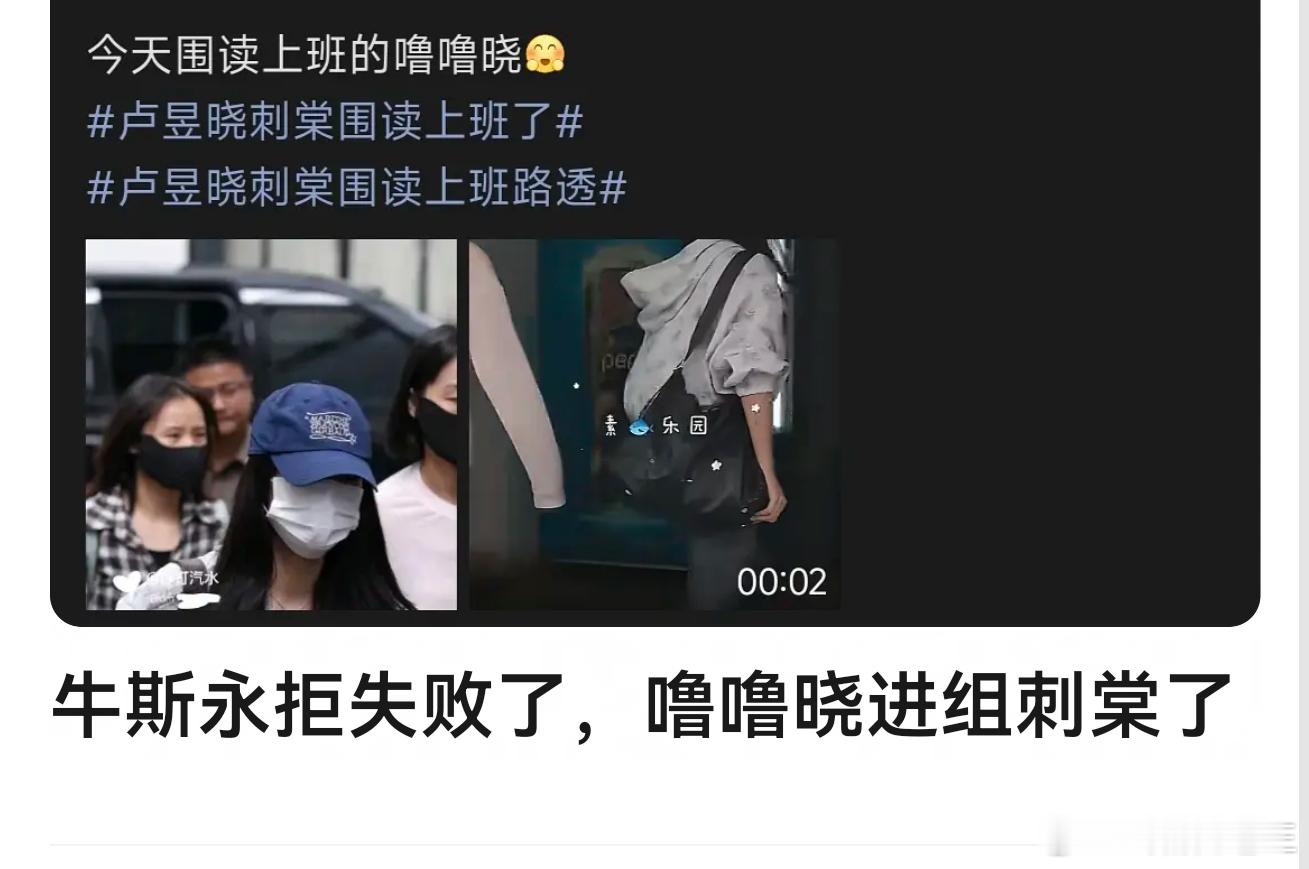 卢昱晓刺棠围读上班卢昱晓刺棠围读，db都在关心张凌赫粉丝 ​​​