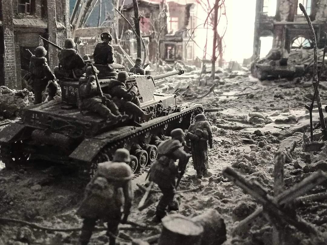 乌克兰，1943年2月-3月。战场模型