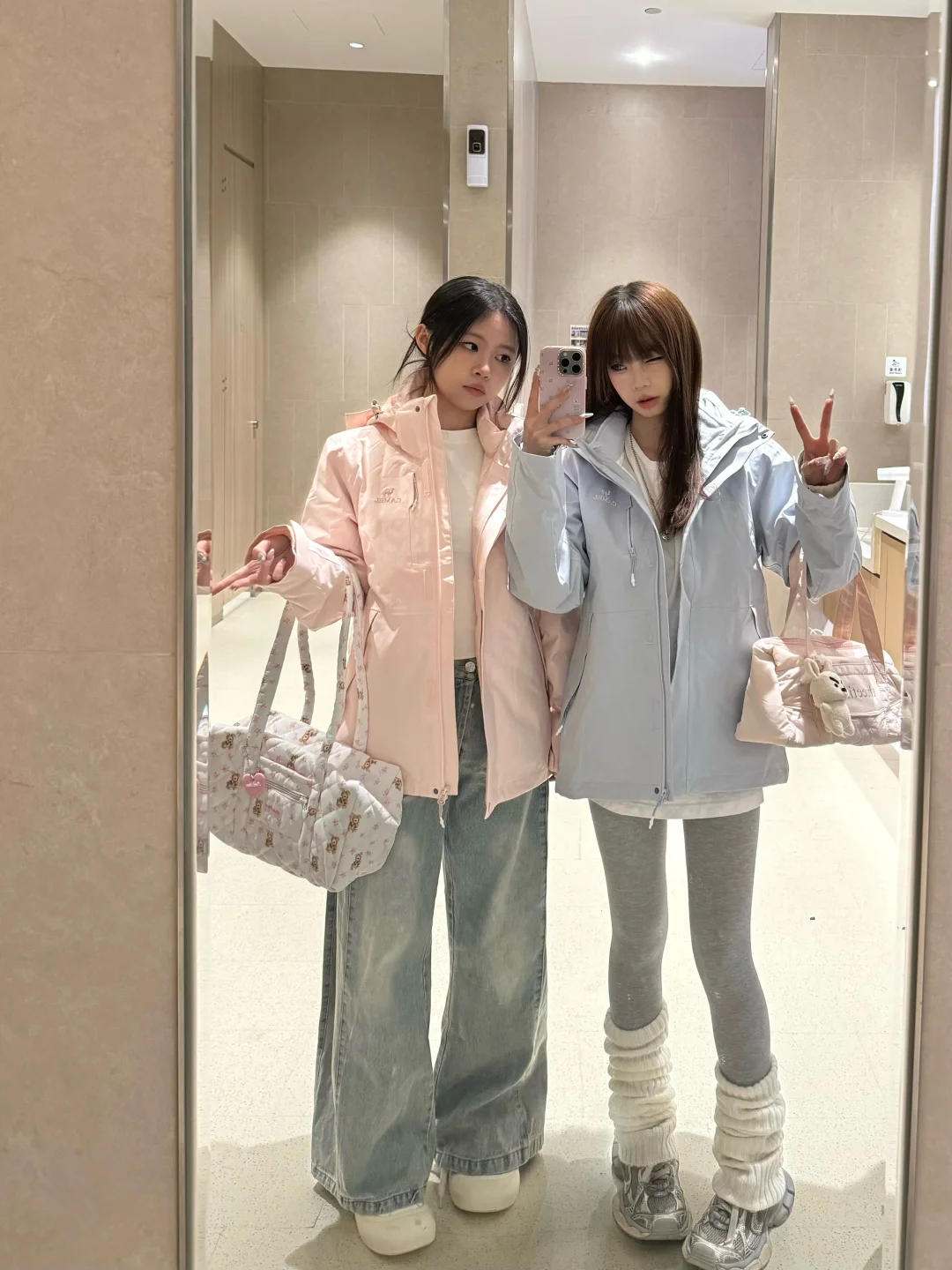 很难不爱的粉蓝CP OOTD