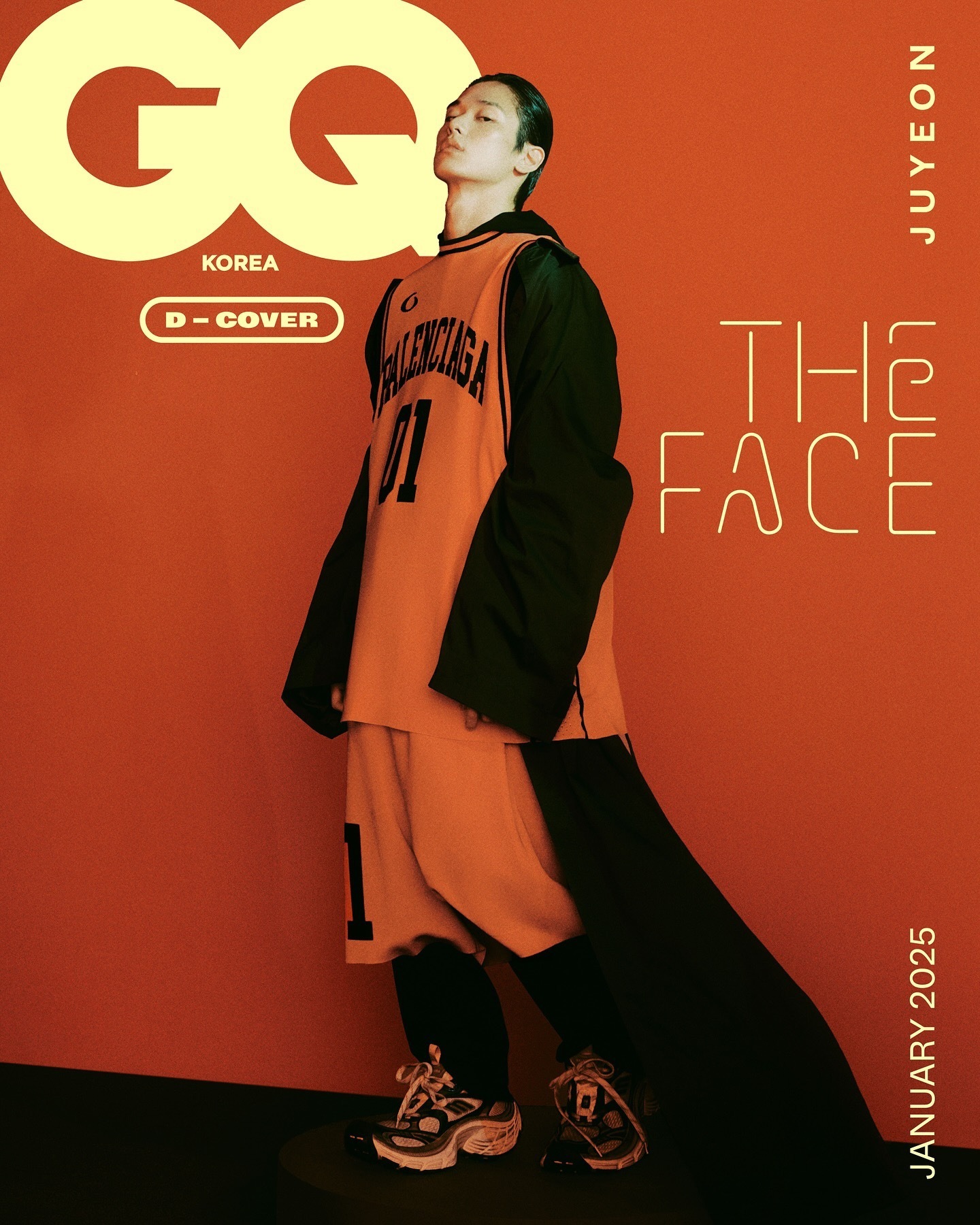 GQ KOREA 电子刊封面人物 李柱延合作巴黎世家的新封面，演子表现力[goo