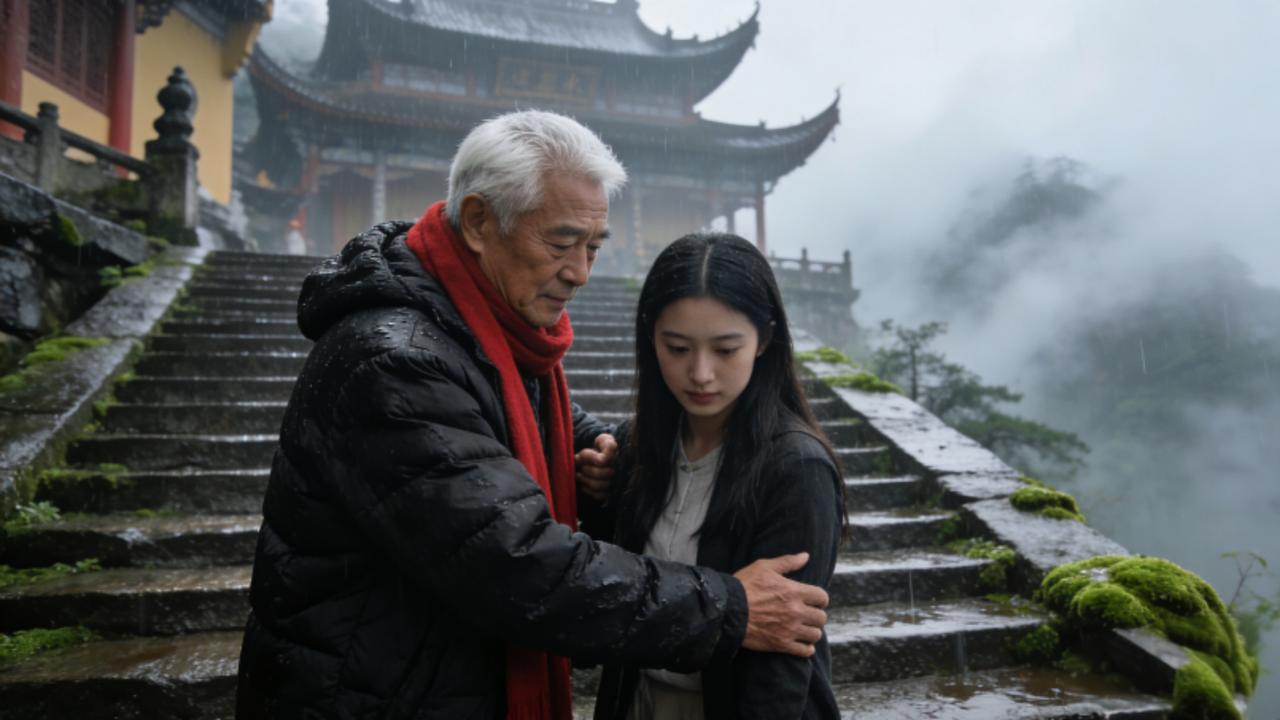 破防！62岁李连杰携女九华山祈福，拂香灰试茶温，这才是顶流父爱
 
2025年末