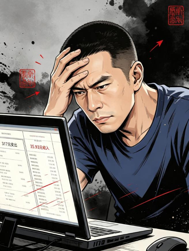 做AI自媒体第39天，我算了笔账：大模型一个月花317元，赚回来35.93元，净