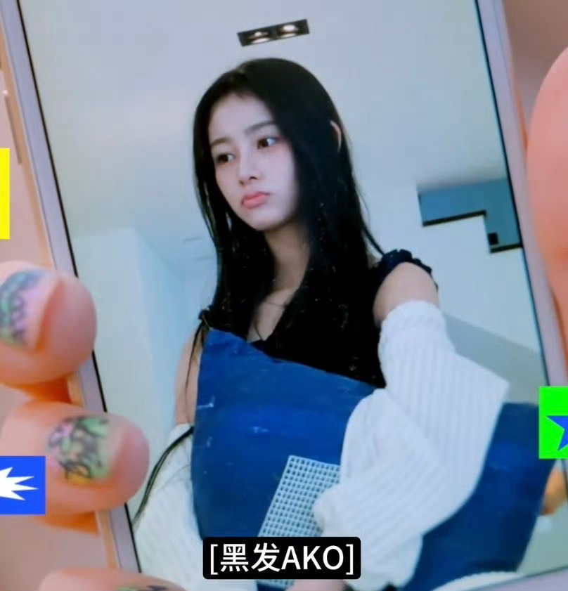 黑发好清纯啊