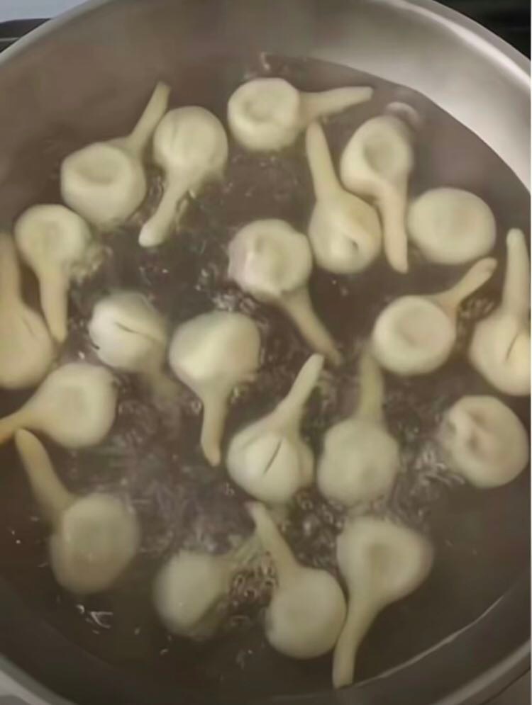 我男朋友说冬至得吃饺子，然后包给我的饺子#男朋友考研 我好无助# ​​​