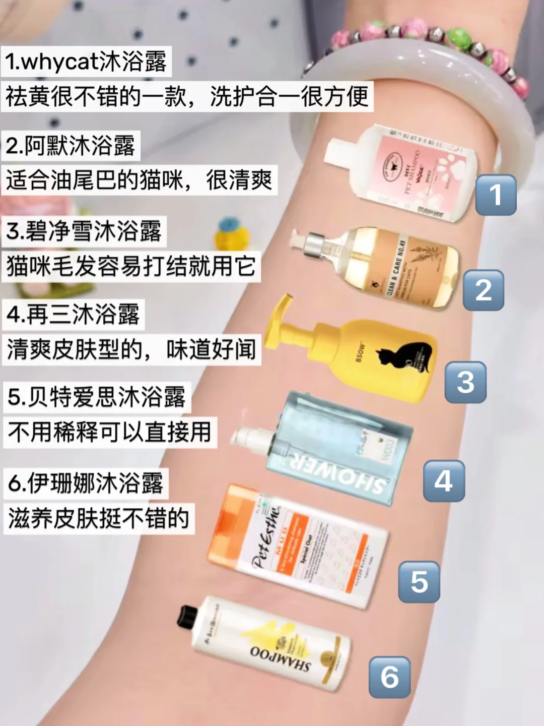 说句实话！热门猫咪沐浴露这样选拿捏了！