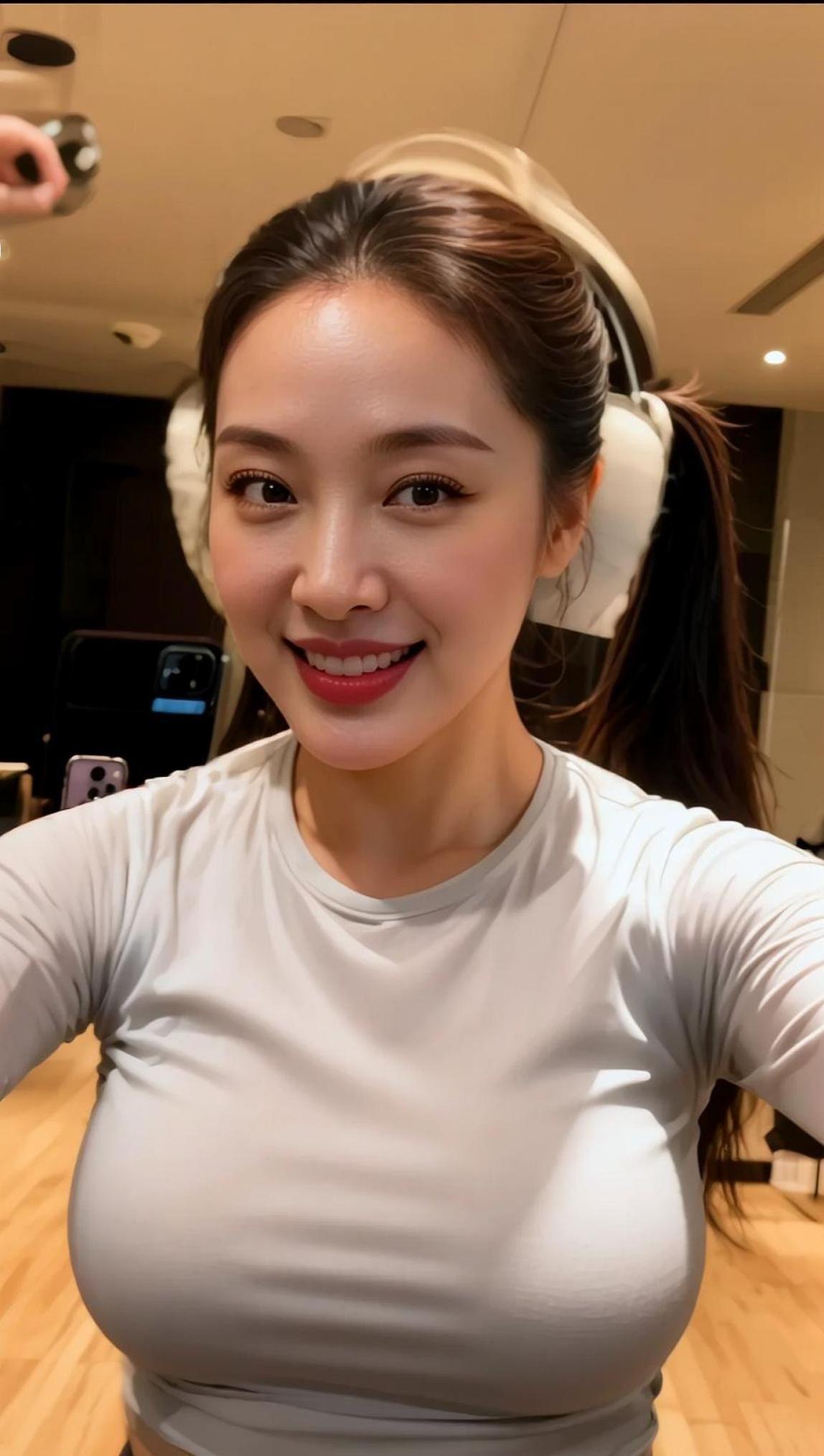 笑颜如花绽，美人在心间。