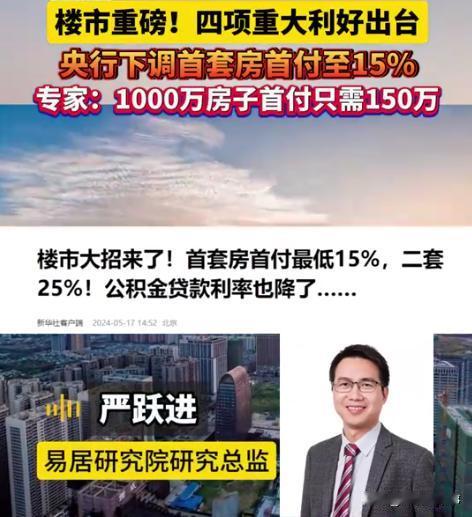 专家称：新政后1000万房子首付仅需150万！网友：不愧是专家，说了好像跟没说一