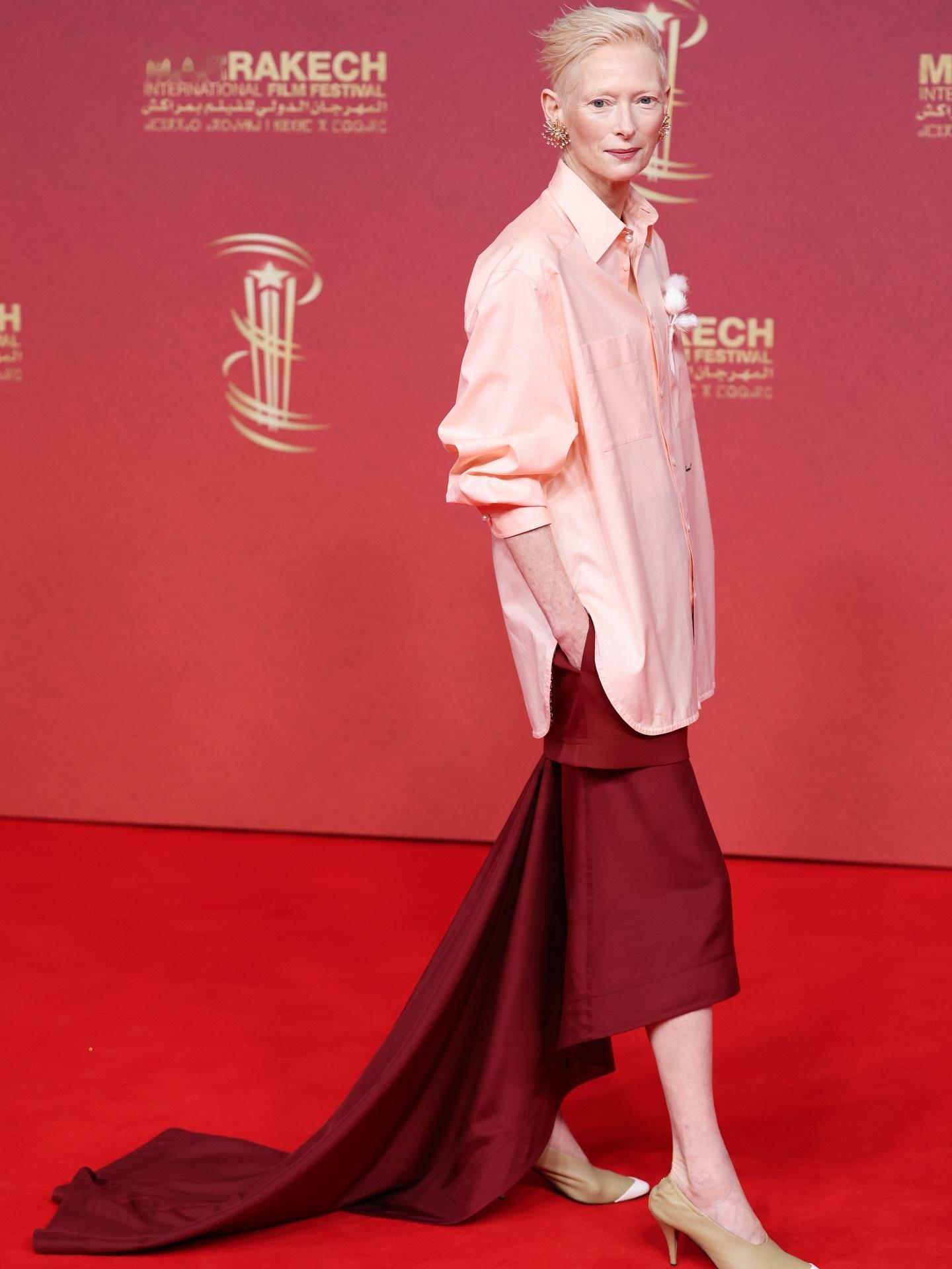 Goddess✨Tilda Swinton × 马拉喀什国际电影节🎬唯一的神，