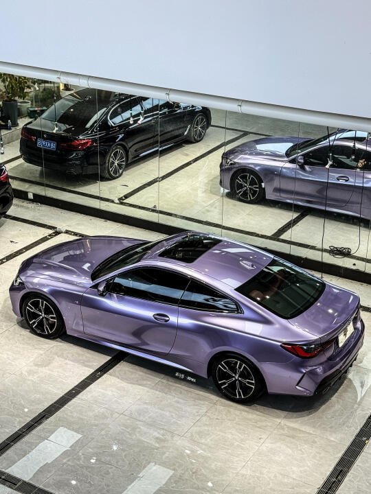 真的真的太布灵了，宝马4系超水光的紫太好看