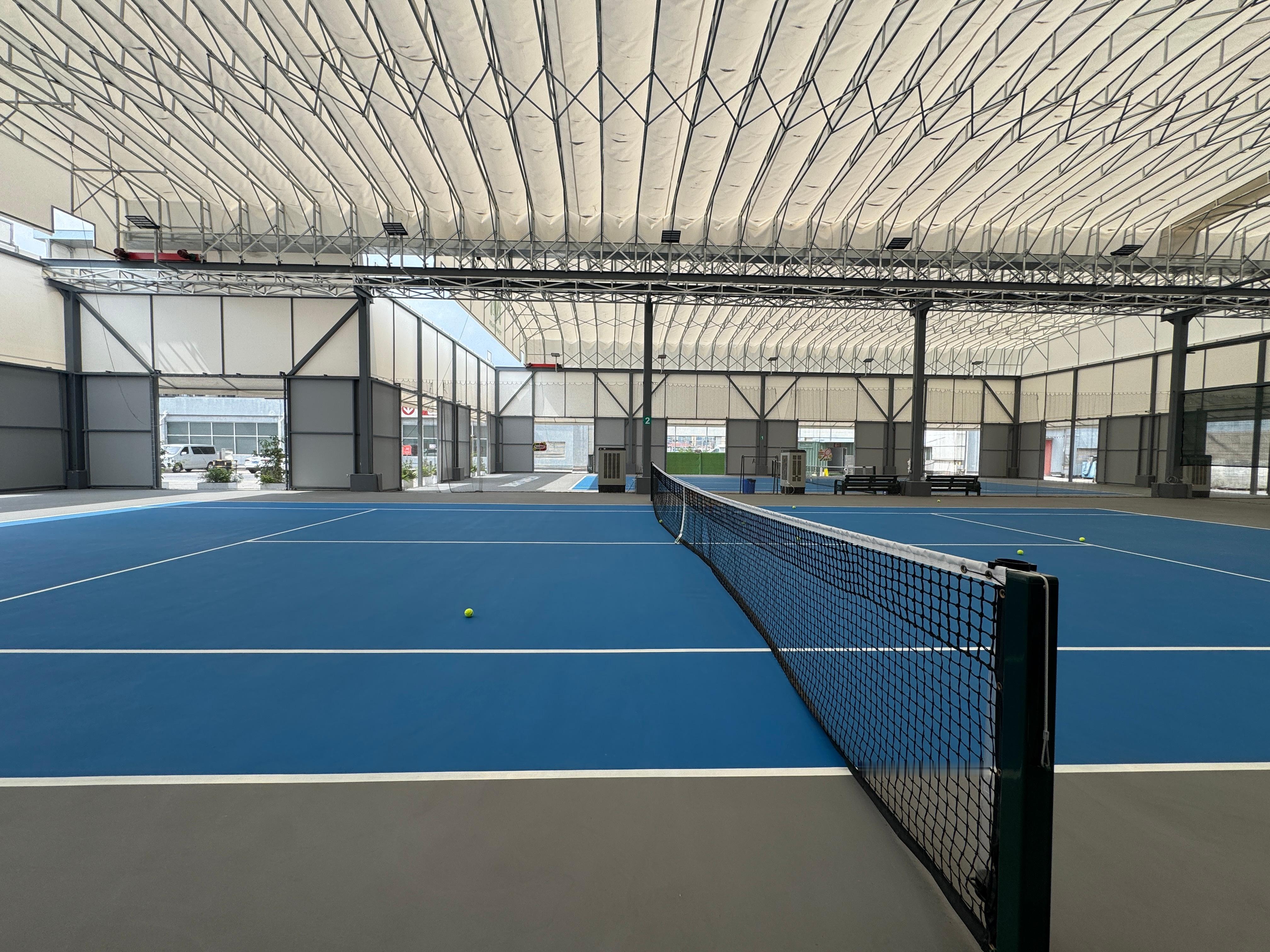 🎾🎾🎾 给对面哥们打中暑了…