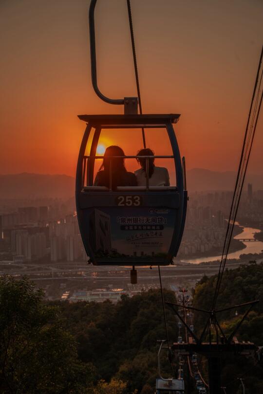 福州打卡｜浪漫打卡地🚠福州鼓山日落缆车