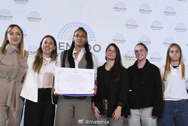 🇦🇷⚽ 来自国家参议院的表彰👍🙎阿根廷女子国家队在参加2025年美洲杯女