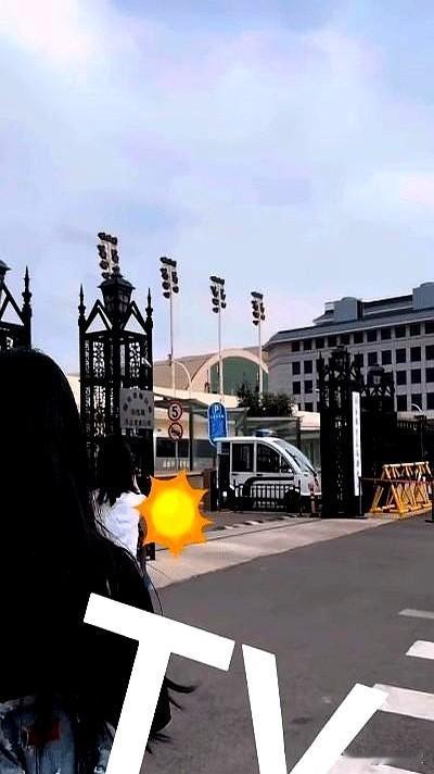 王楚钦开车从体总出来，副驾驶上有人

你说现在追星这眼神儿真绝了 上次逛商场电梯