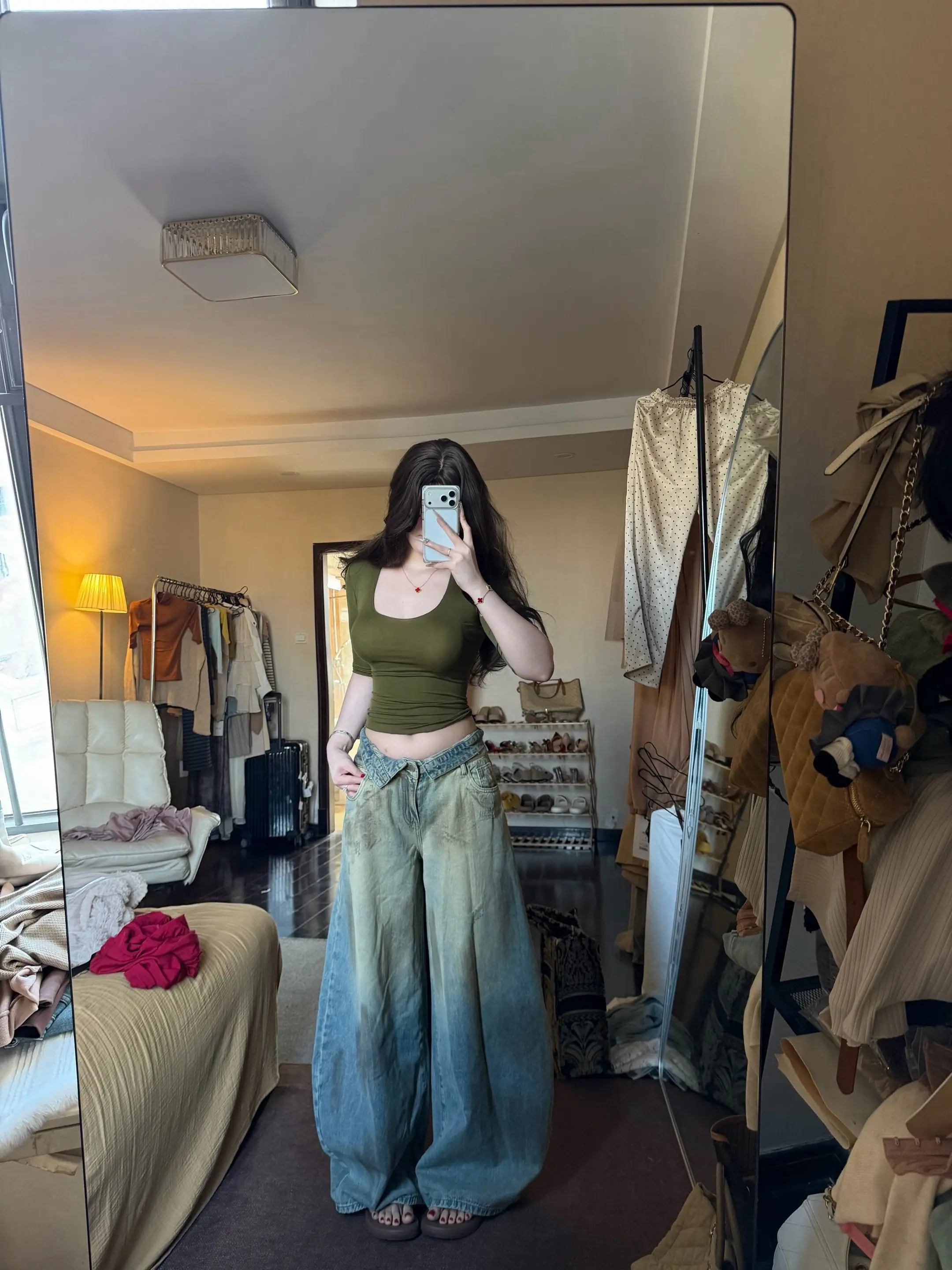 傻笑两下子 老天爷真以为我过美了