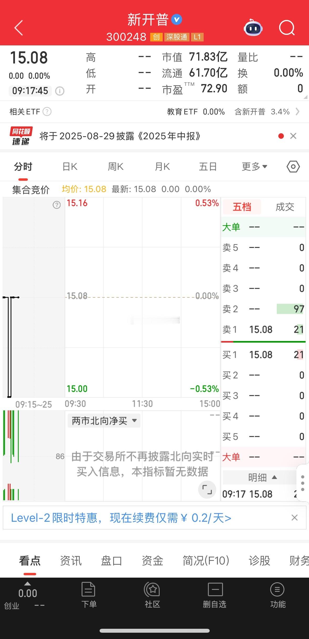 盘前提示:新开普，AI应用和稳定币，8.1日稳定币的时间节点，潜伏性低吸，小仓继