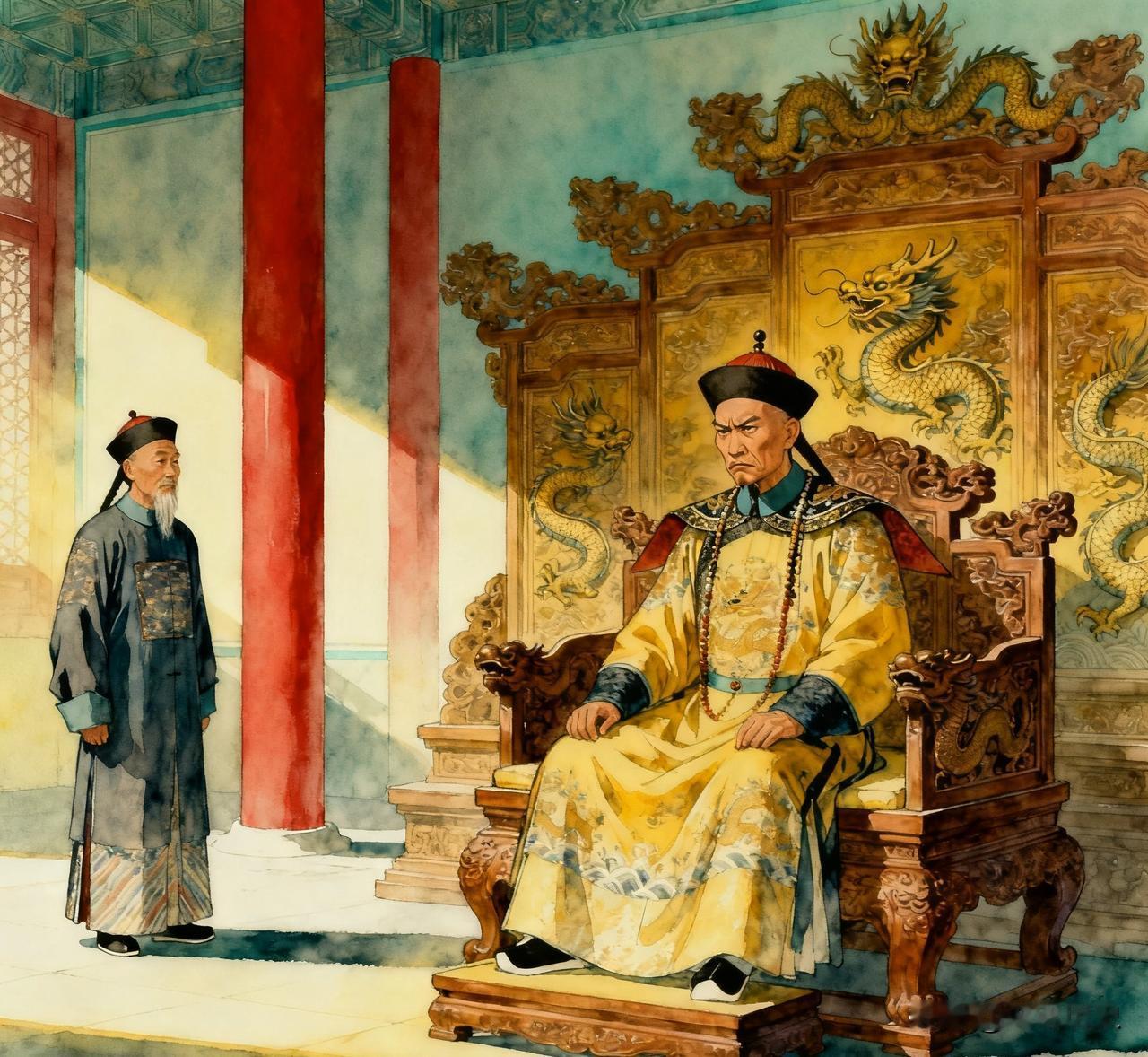 乾隆四十七年春天，乾隆让刘墉查内奸，他在家装病喝了7天茶，只在御前提了句“最近谁