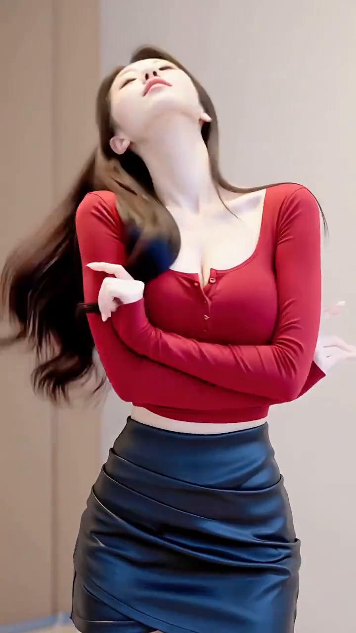 小皮裙，大波浪，一扭一晃真像样。它的身上太香，忍不住想往上靠。