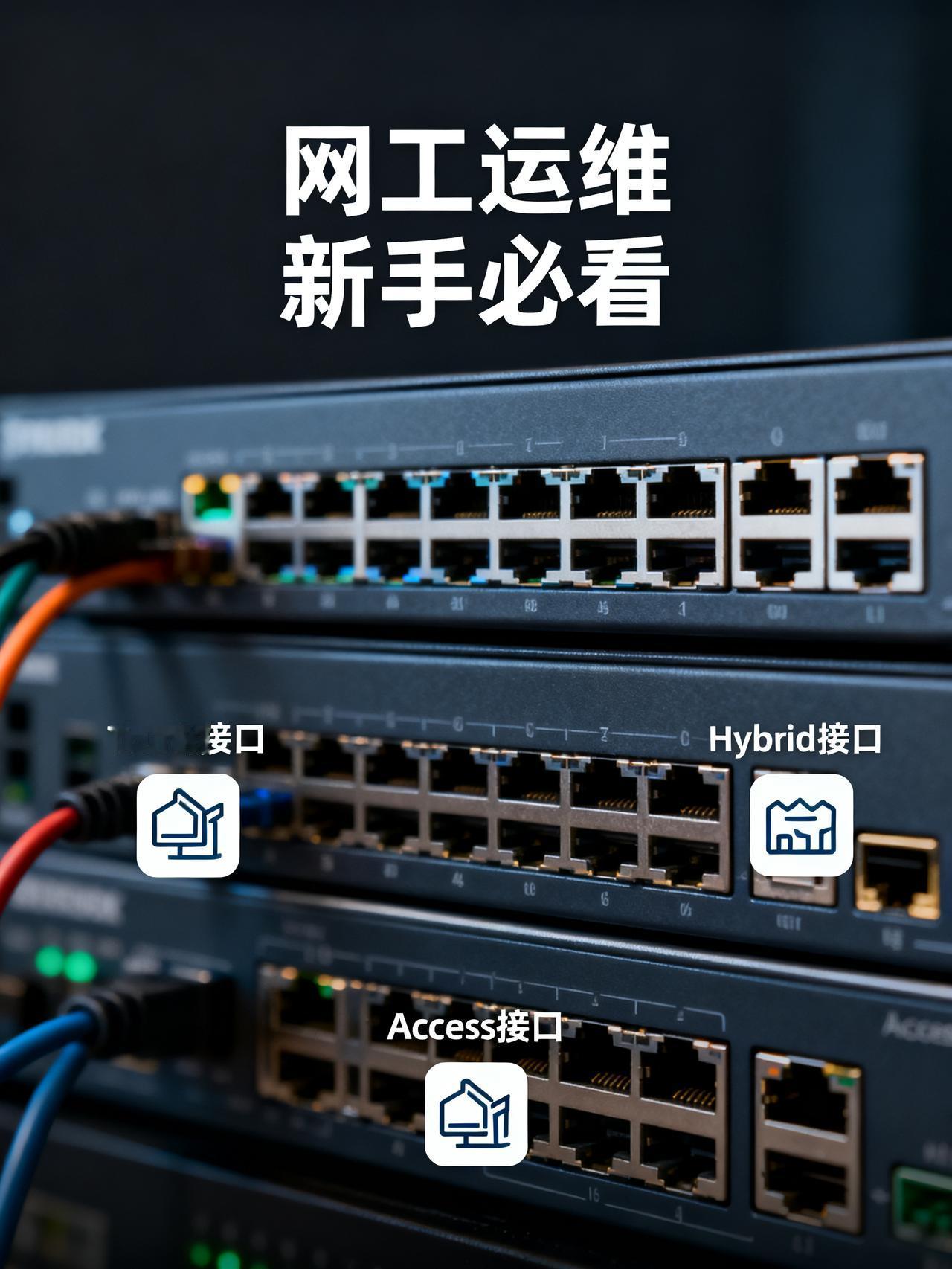 交换机Trunk和Hybrid接口详解
搞网工做运维的新手先别划走！九成刚入行的