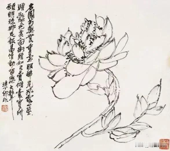 吴昌硕晚年《花卉册》欣赏
#国画# #花鸟画作品欣赏# #写意花鸟分享#