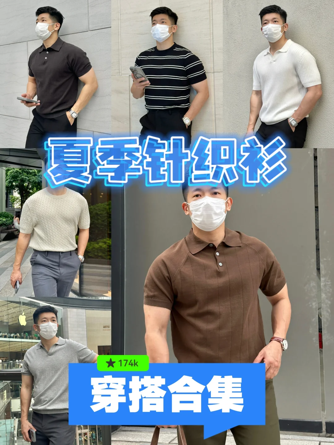 夏日男士短袖穿搭合集｜轻熟风简约通勤风