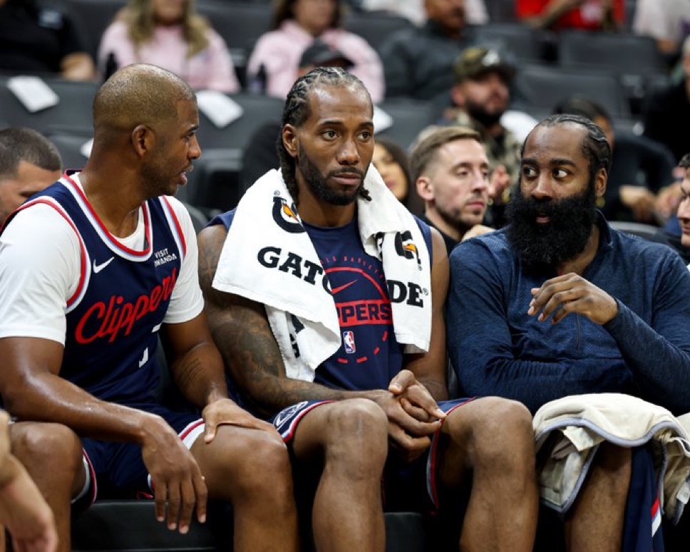 明日快船揭幕战伤病报告：全员健康 ​​​