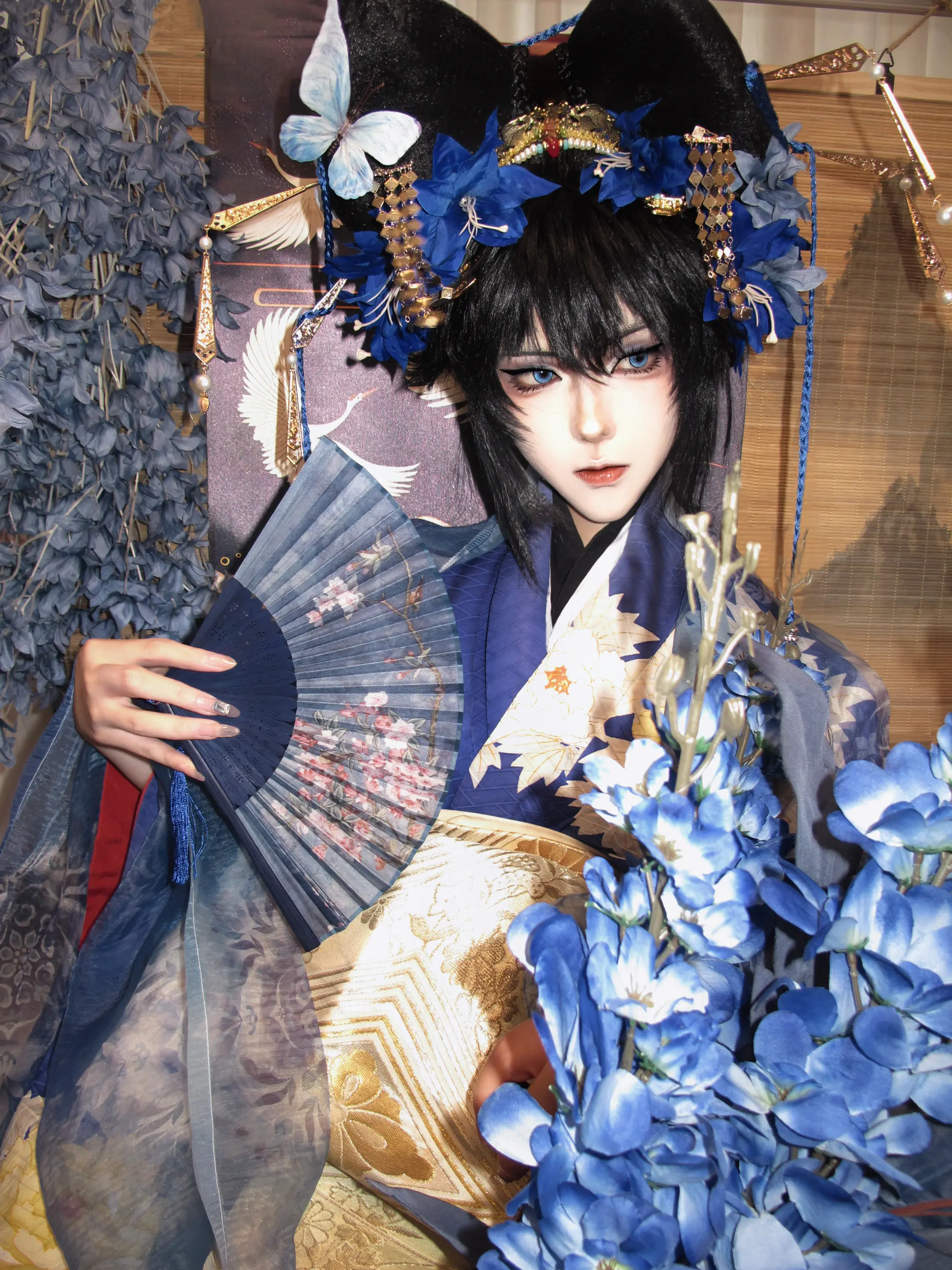 去花街的是花魁义勇桑～妆造设计/📷/后期：我自己 有大量参考视觉系花...
