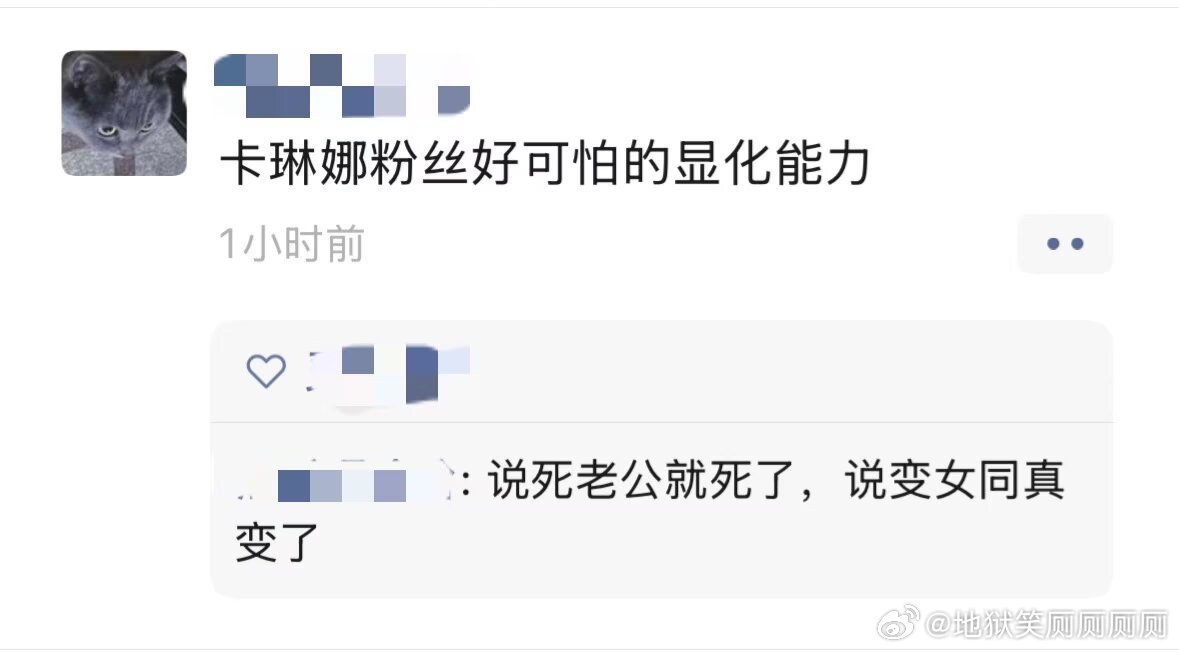1696卡琳娜嫂子事变里最好笑的一条列表发言belike 