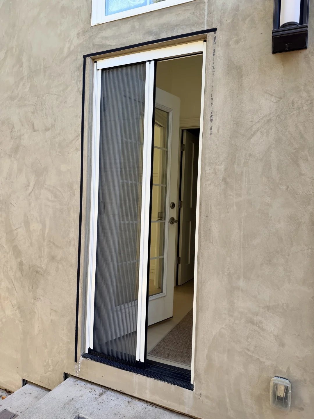 无轨折叠纱门，好用又省空间