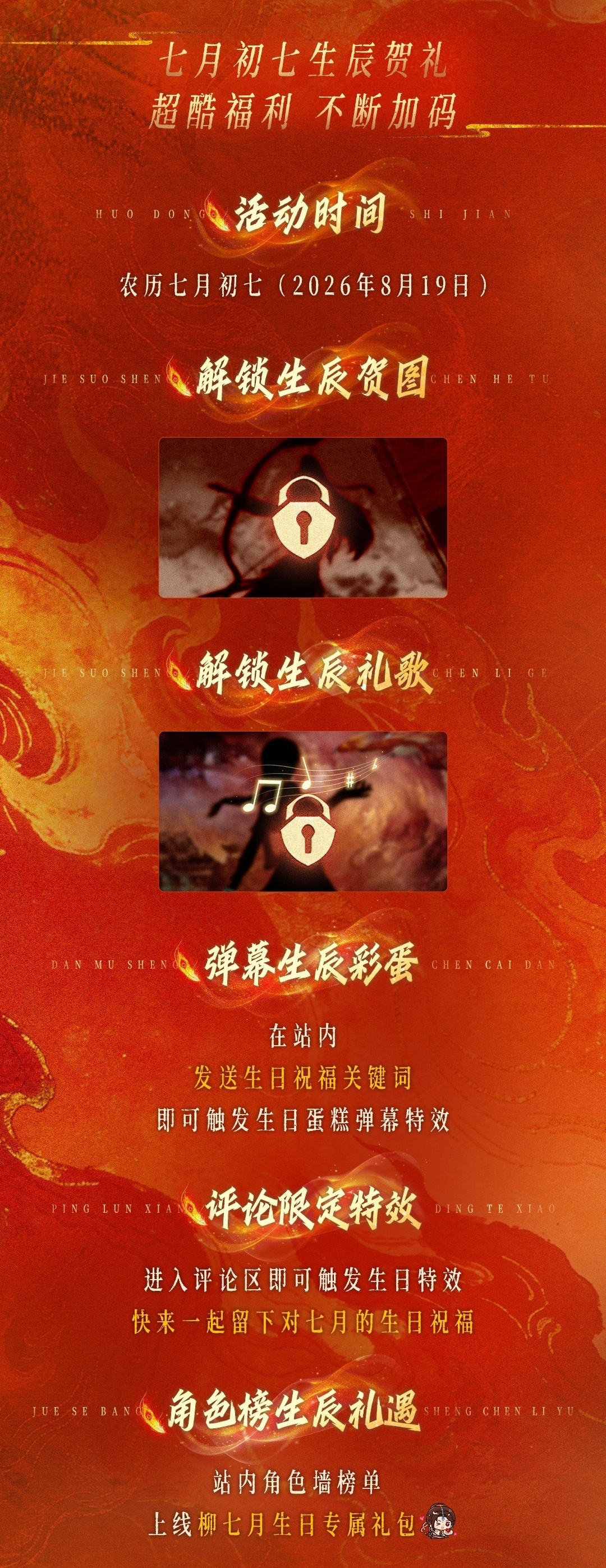 来看看这个沧元图动画官方给女主过个生日能搞出多少笑话：1️⃣生日日期都写错了，8