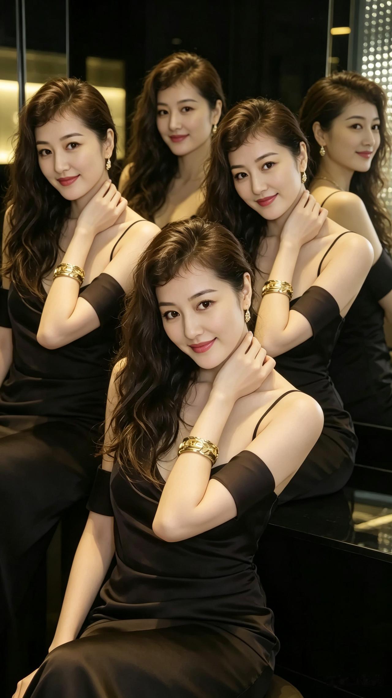 姐妹们一起拍个美美的合照！
那位是你心上人，你评: