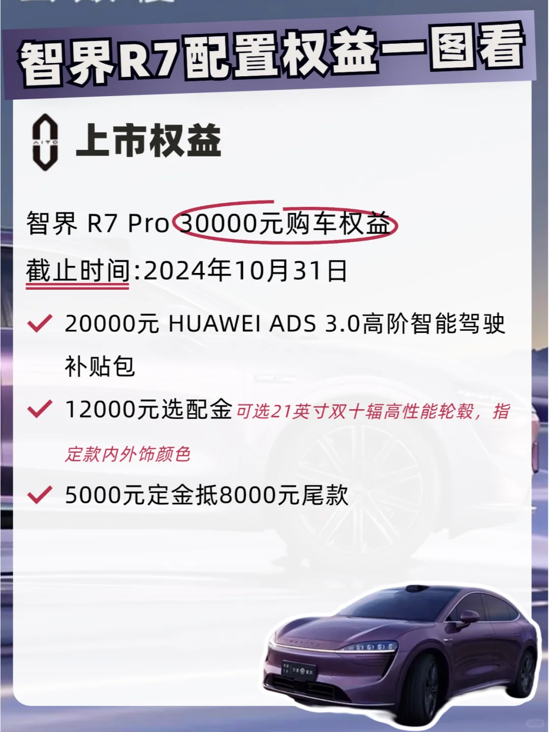 智界R7小定破3万❗️鸿蒙从来没让人失望过