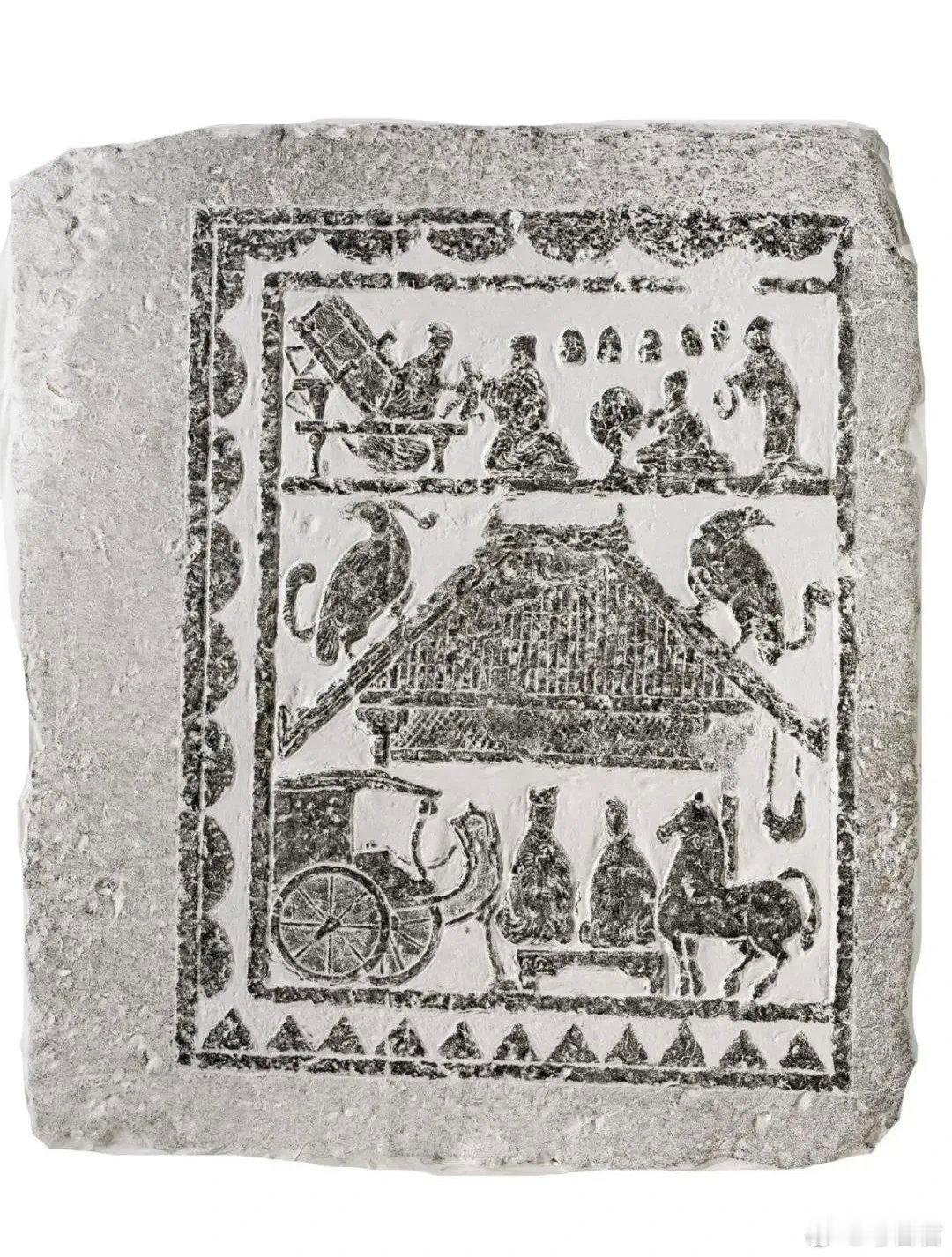 文物科普五一劳动节 徐州贾汪青山泉出土的汉代纺织图画像石，定格了两千年前妇女辛勤