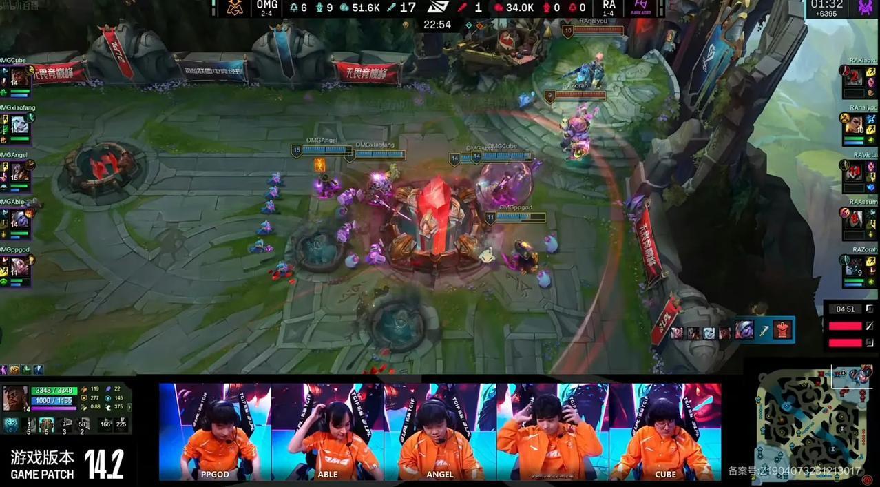 22分钟的比赛，竟然被拉开1.7W经济差，RA这种队伍存在的意义何在呢？

在刚