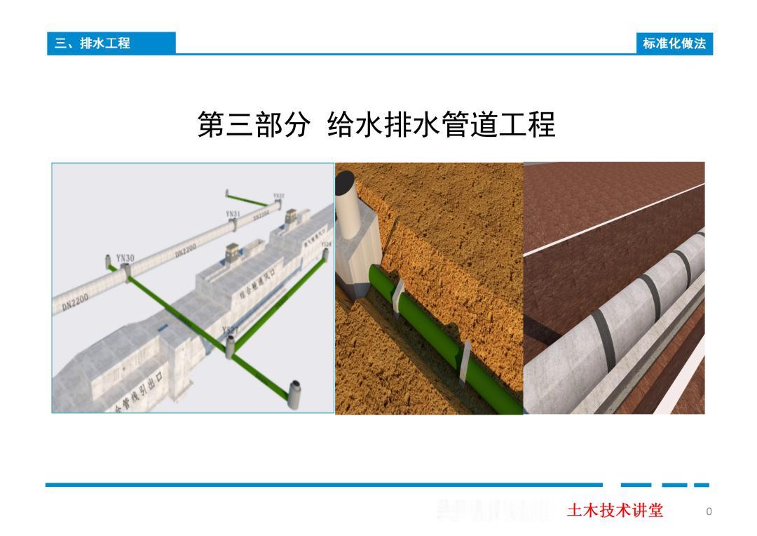 市政给水排水管道工程施工质量标准化图集PPT(学习分享)