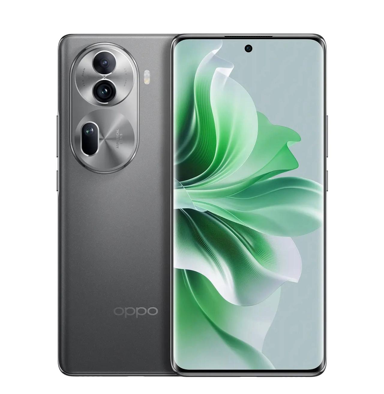 OPPO Reno11系列的官方渲染图公布了，有月光宝石、曜石黑两种配色，Ren