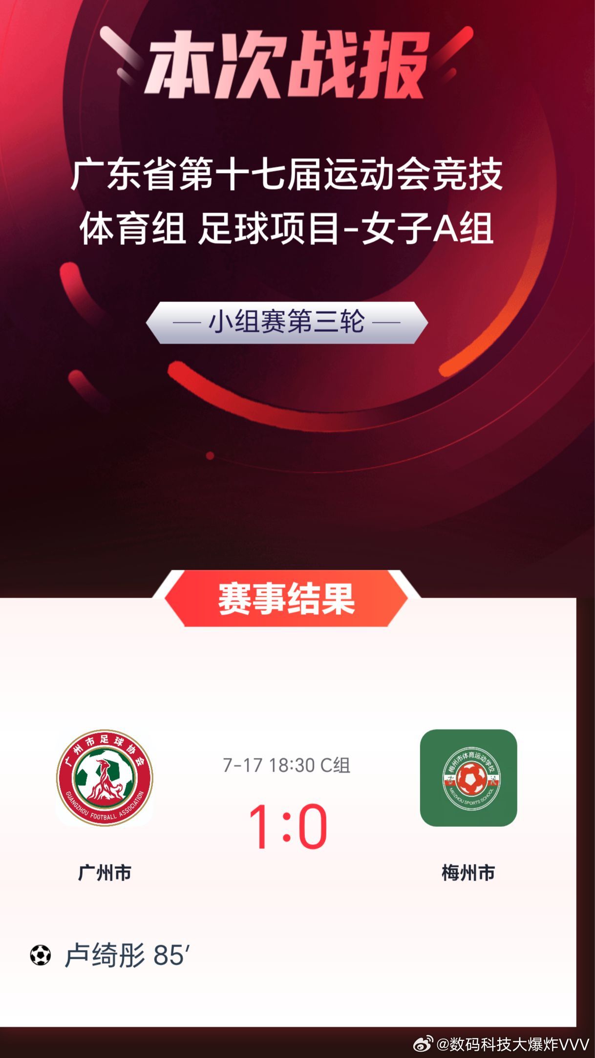 四年磨一剑！广东省运会全面打响，梅州女子足球也是很厉害的，当然再厉害还是不及两个