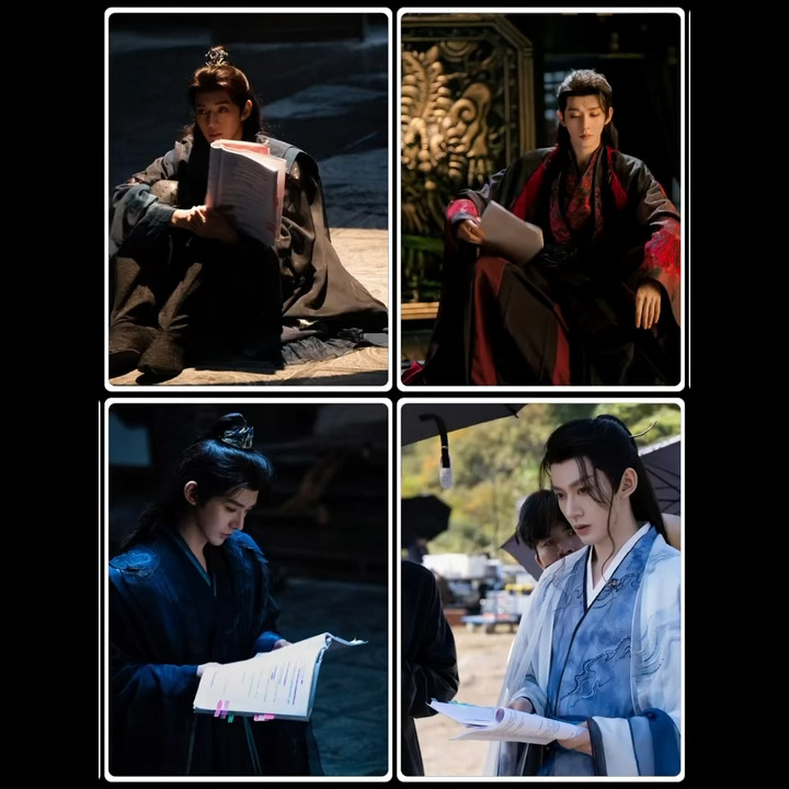 邓为认真工作的氛围感 请欣赏这个认真工作的为为，是古今皆宜的实打实大帅哥一枚！！