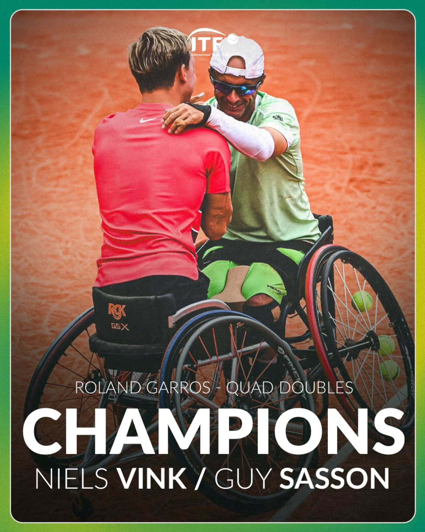 First of many🏆温克/萨松组合以6-3 6-4击败卡普兰/拉姆法迪