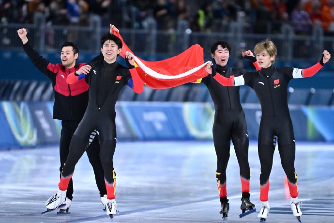 速滑男队：铜牌只是开始，下届做得更好