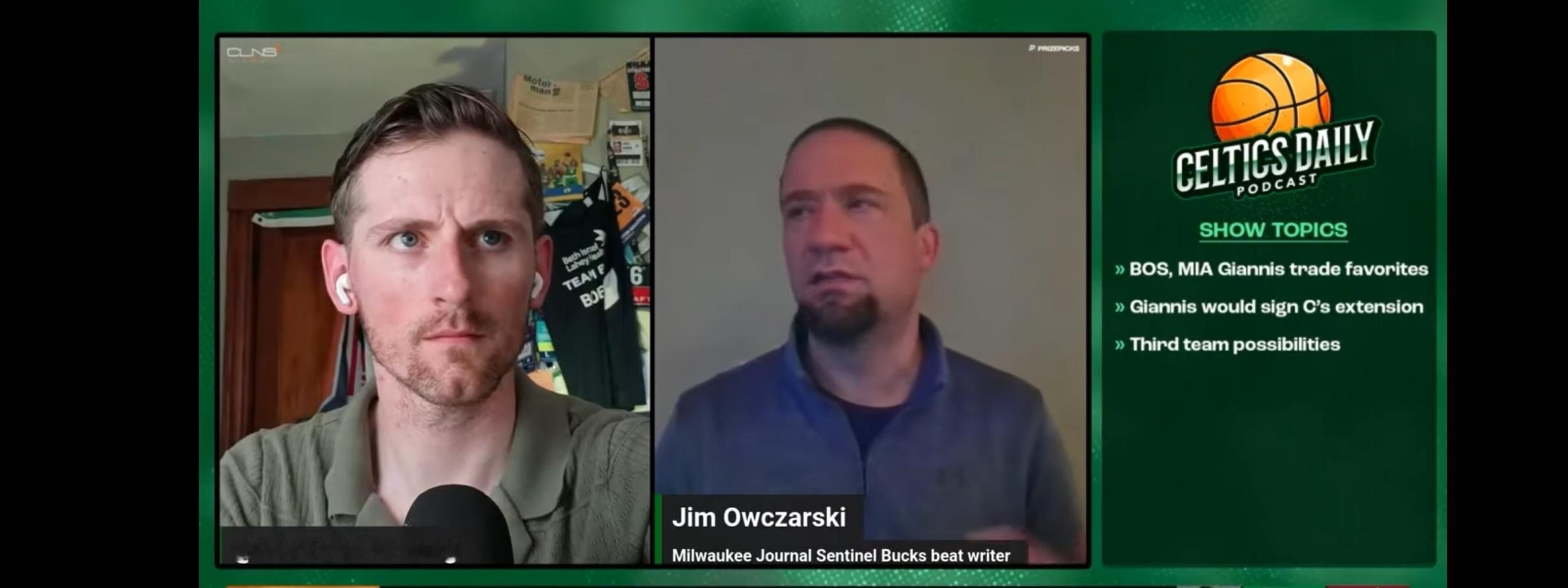 Jim Owczarski最新表述要点汇总（三）字母哥不会逼宫也没耐心经历雄鹿重
