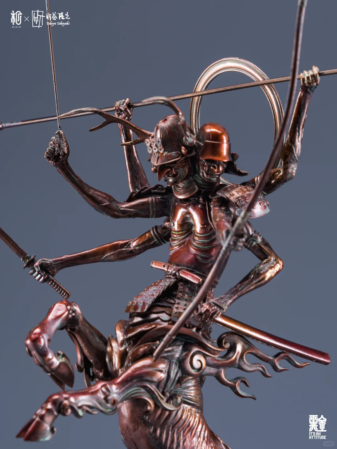 竹谷隆之《真田阿修罗半马天》黑金涂装版原色 原型师：竹谷隆之 涂装配色...