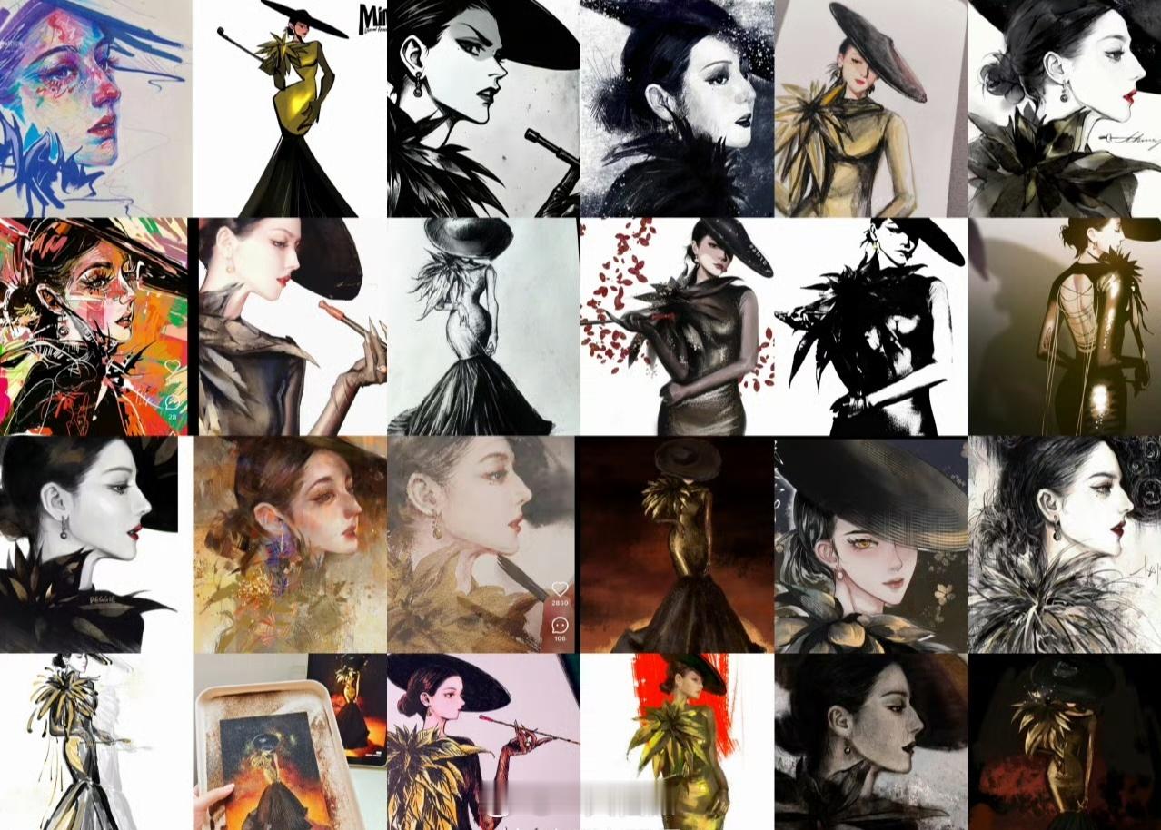 全网都在画迪丽热巴   因为热巴是真迪美迪丽热巴又轻松大出圈  是各种产出艺术家