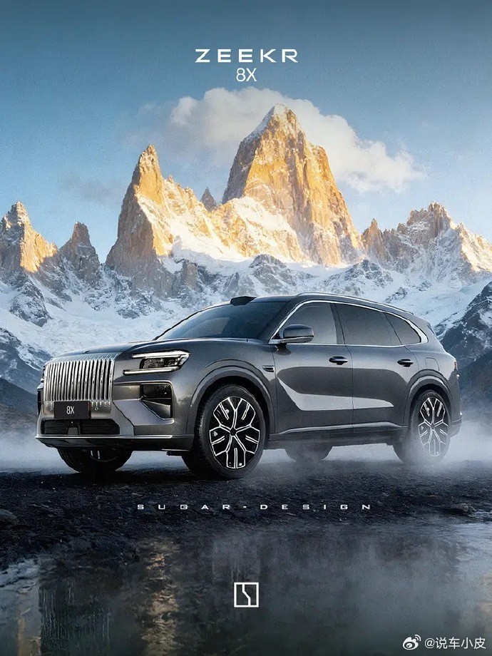 极氪8X是一款豪华性能SUV，其高配车型订单占比极高。它主打极致性能与豪华底盘，