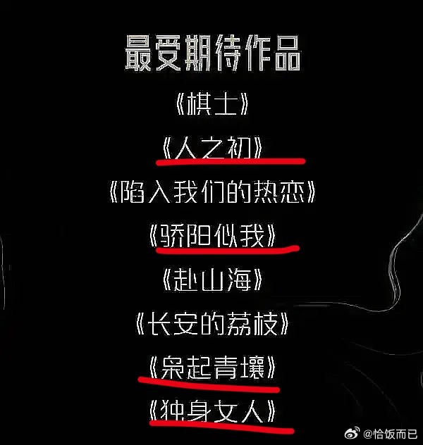 必爆名单扑一半就剩四部了[捂嘴哭] ​​​